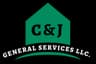 C&J General Services LLC logo on dark background