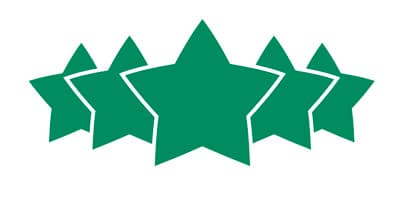 Five star customer reviews